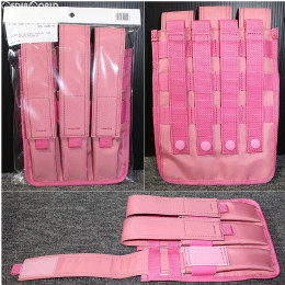 買取1,400円】｜イーストA P-90用 3連マガジンポーチ ピンク